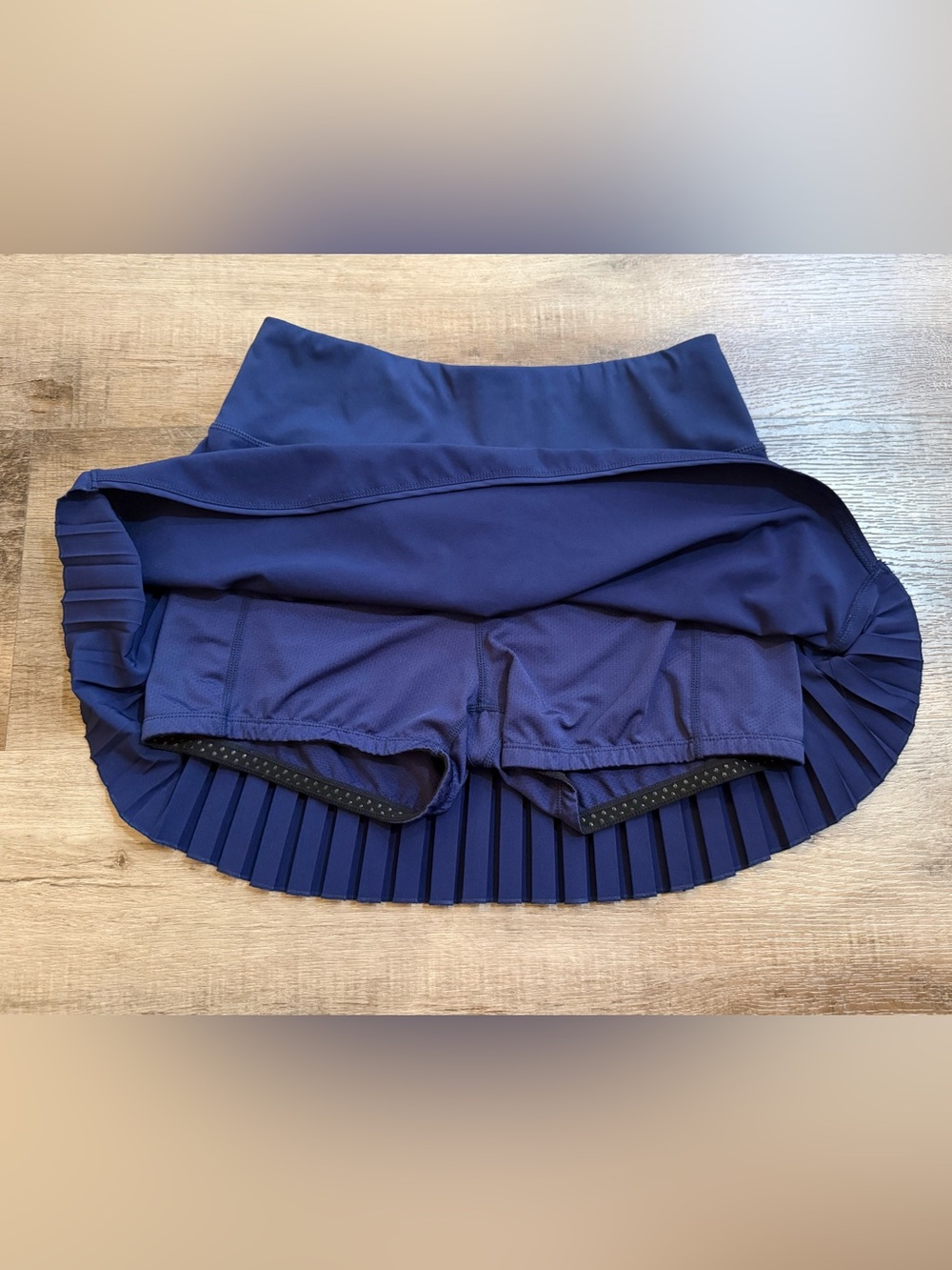 Baleaf Navy Blue Active Pleated Skort Skirt Medium Golf Tennis Pickleball - Picture 10 of 12